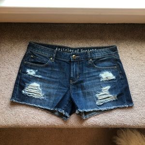 Articles Of Society Jean Shorts